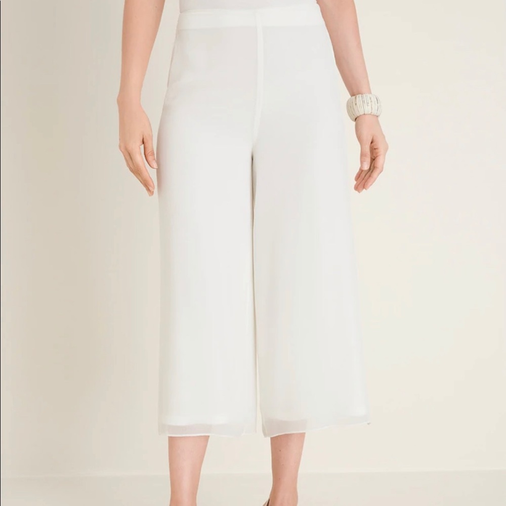 NWT CHICO’S Chiffon Crop Pant